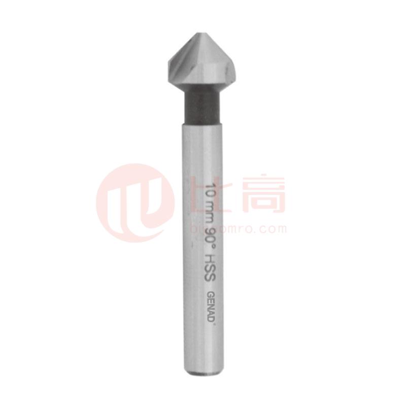 戈耐德 GENAD 直柄三刃锪钻 φ6.0、高速钢90° GN8-104-480